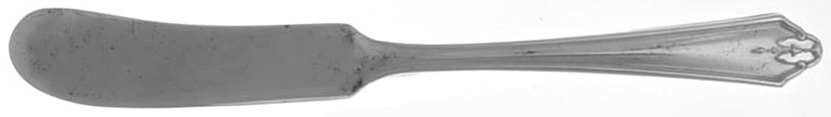 Gloria-El Royale (Silverplate, 1930) Flat Handle Master Butter Knife by Oneida Silver-1