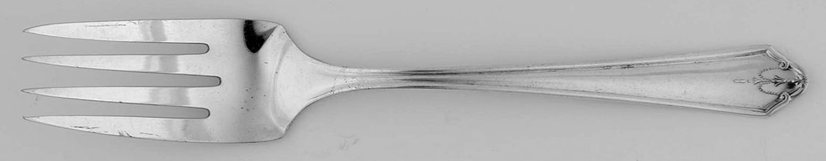 Gloria-El Royale (Silverplate, 1930) Individual Salad Fork by Oneida Silver-1