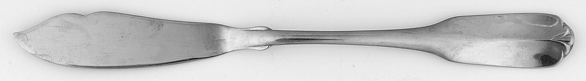 Gloria (Montclair, Stainless) Flat Handle Master Butter Knife by Oneida Silver-1