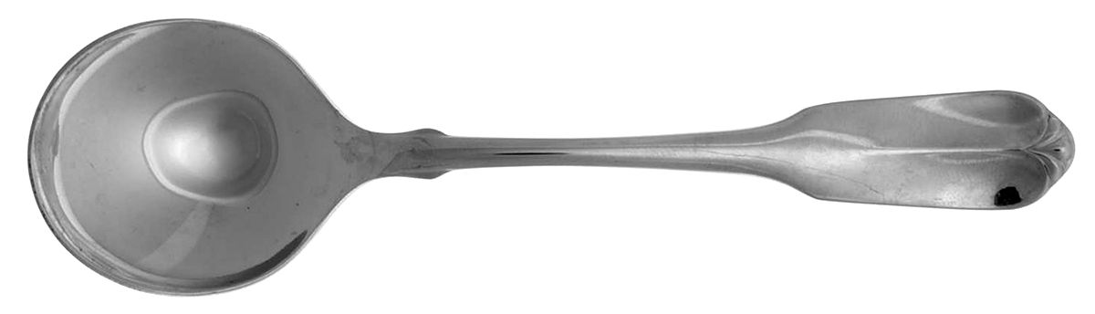Gloria (Montclair, Stainless) Round Bowl Soup Spoon (Cream Soup) by Oneida Silver-1