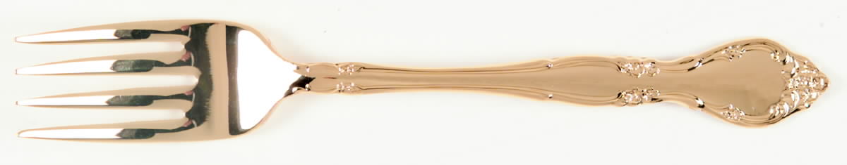 Golden Affection (Gold Electroplate) Individual Salad Fork by Oneida Silver-1