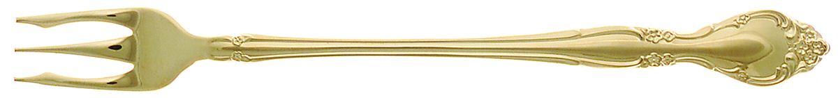 Golden Affection (Gold Electroplate) Cocktail/Seafood Fork by Oneida Silver-1