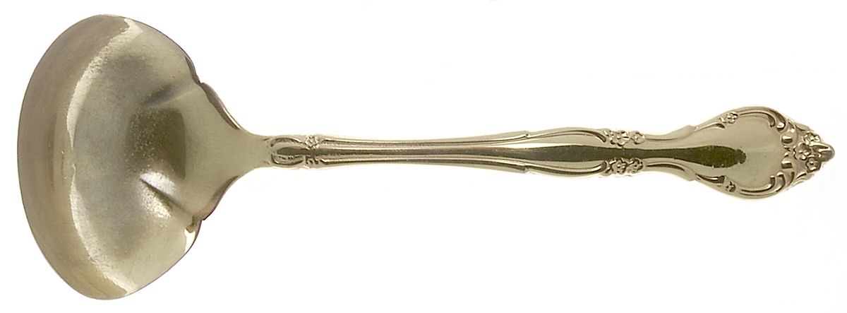 Golden Affection (Gold Electroplate) Solid Gravy Ladle by Oneida Silver-1