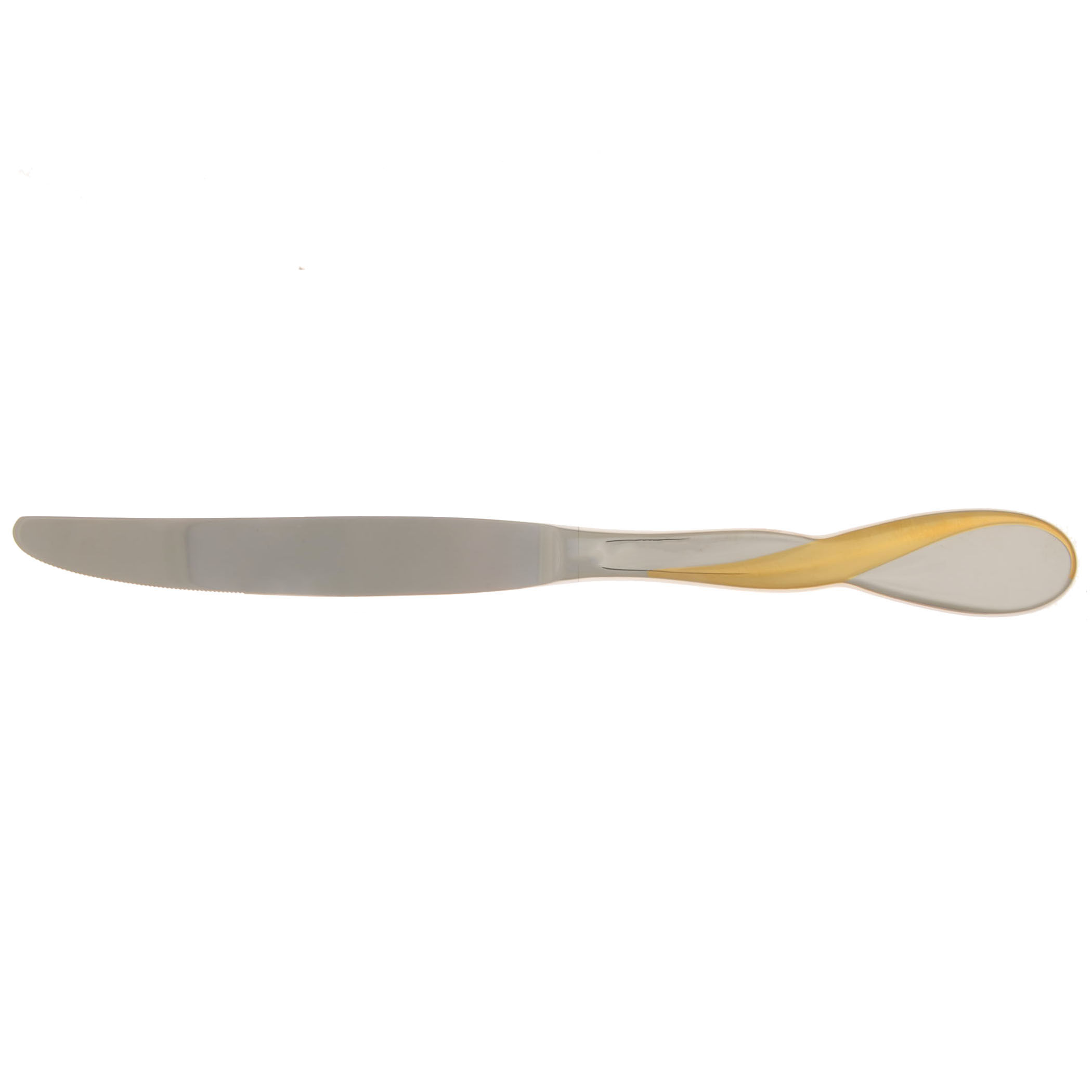 Golden Aquarius (Stainless, Gold Accent) Modern Hollow Knife by Oneida Silver-1