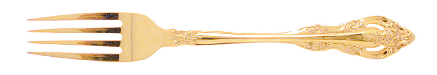 Golden Artistry (Gold Electroplate) Fork by Oneida Silver-1