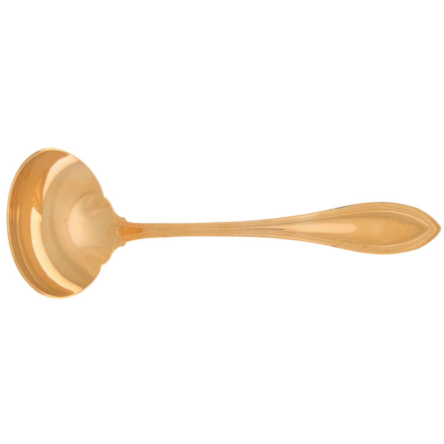 Golden Arbor (Gold Electroplate) Solid Gravy Ladle by Oneida Silver-1