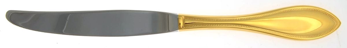 Golden Arbor (Gold Electroplate) Modern Solid Knife by Oneida Silver-1