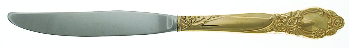 Golden Ballad-Country Lane (Gold Electroplate) Modern Hollow Knife by Oneida Silver-1