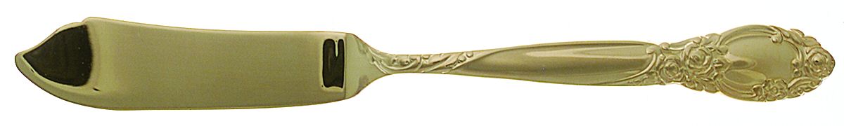 Golden Ballad-Country Lane (Gold Electroplate) Flat Handle Master Butter Knife by Oneida Silver-1
