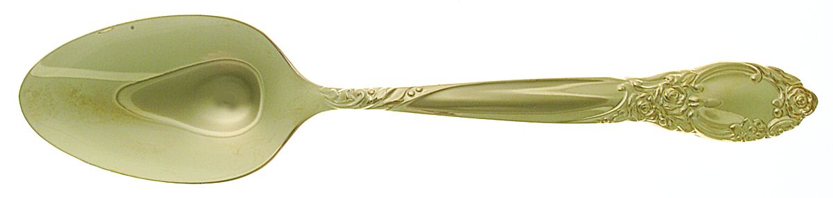 Golden Ballad-Country Lane (Gold Electroplate) Tablespoon (Serving Spoon) by Oneida Silver-1
