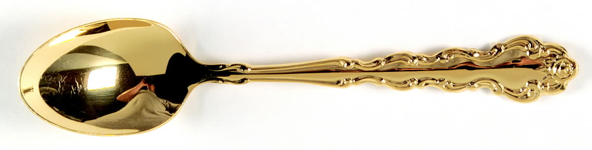 Gold Beethoven (Gold Electroplate) Teaspoon by Oneida Silver-1