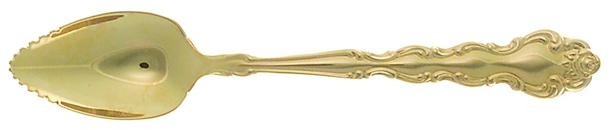 Gold Beethoven (Gold Electroplate) Fruit/Orange Spoon by Oneida Silver-1