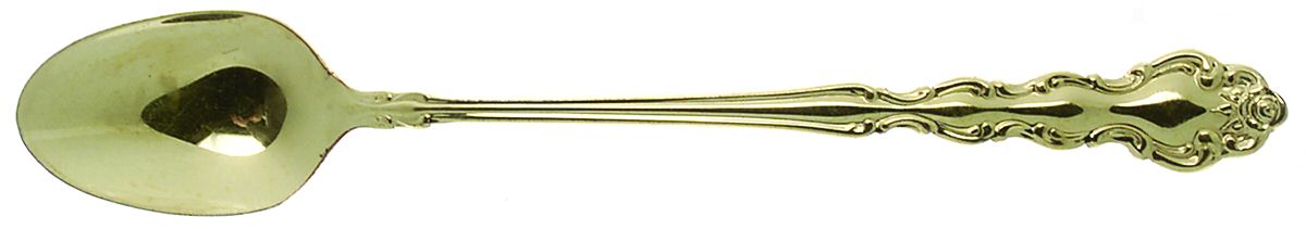 Gold Beethoven (Gold Electroplate) Iced Tea Spoon by Oneida Silver-1