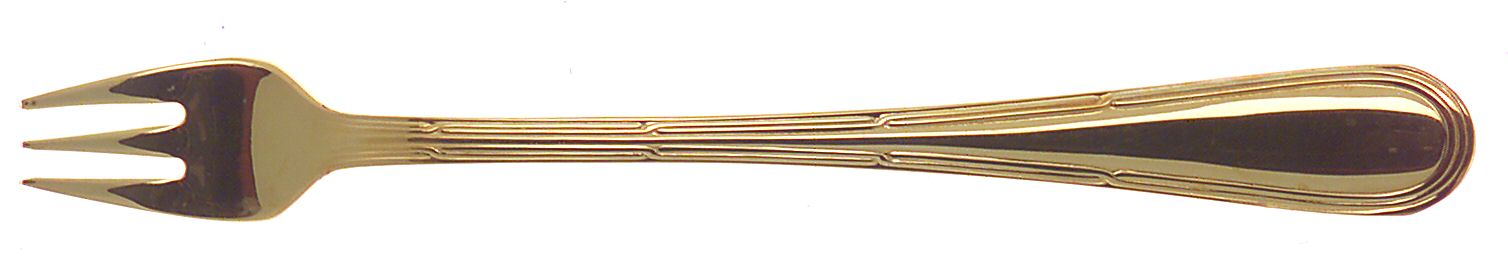 Golden Becket (Gold Electroplate) Cocktail/Seafood Fork by Oneida Silver-1