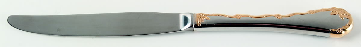 Golden Belle Rose (Stainless) Modern Hollow Knife by Oneida Silver-1