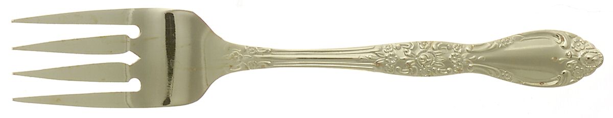 Golden Carolina (Gold Electroplate) Individual Salad Fork by Oneida Silver-1