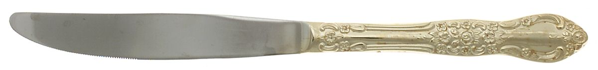 Golden Carolina (Gold Electroplate) Modern Solid Knife by Oneida Silver-1