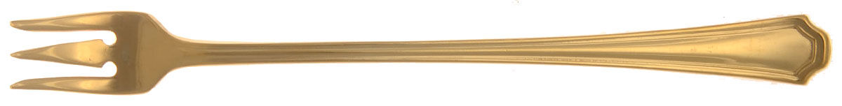 Golden Clairhill (Gold Electroplateate) Cocktail/Seafood Fork by Oneida Silver-1