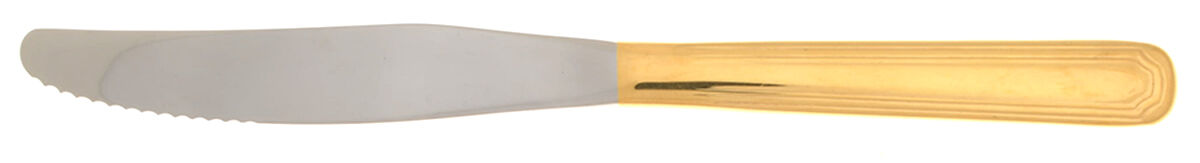 Golden Clairhill (Gold Electroplateate) Modern Solid Knife by Oneida Silver-1