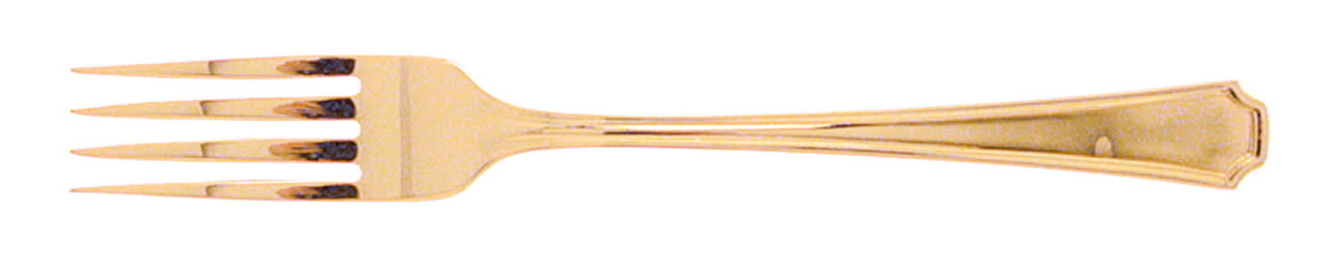 Golden Clairhill (Gold Electroplateate) Fork by Oneida Silver-1