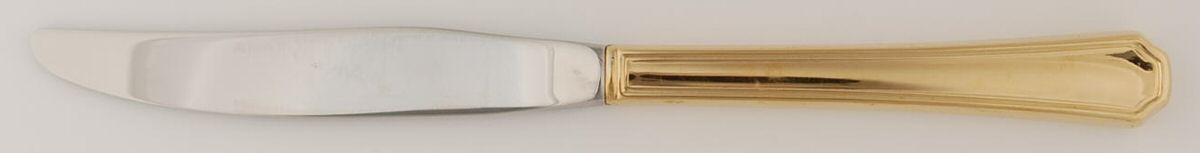 Golden Clairhill (Gold Electroplateate) Modern Hollow Knife by Oneida Silver-1