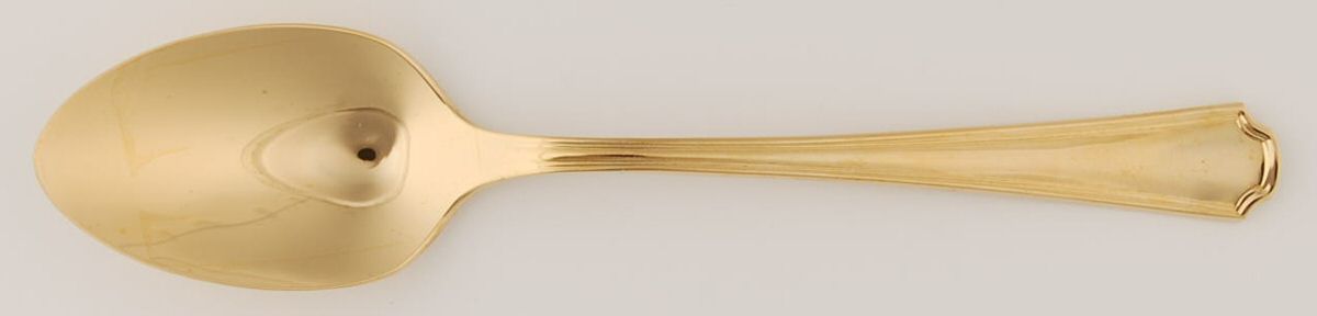 Golden Clairhill (Gold Electroplateate) Place/Oval Soup Spoon by Oneida Silver-1