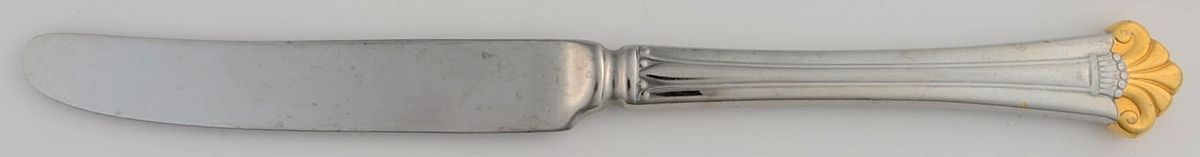Golden Constantine (Stainless, Gold Accent) New French Hollow Knife by Oneida Silver-1