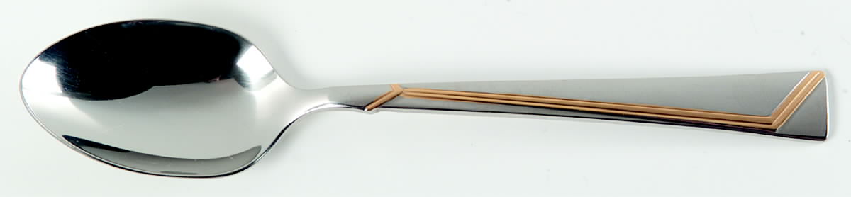 Golden Era (Stainless-Gold Accent) Teaspoon by Oneida Silver-1