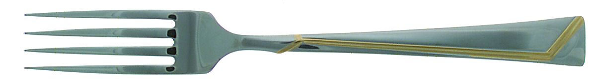 Golden Era (Stainless-Gold Accent) Fork by Oneida Silver-1