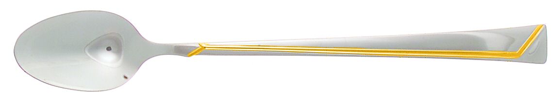 Golden Era (Stainless-Gold Accent) Iced Tea Spoon by Oneida Silver-1