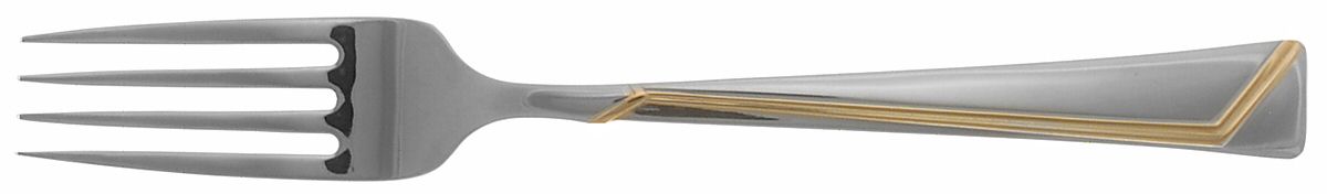 Golden Era (Stainless-Gold Accent) Fork by Oneida Silver-1