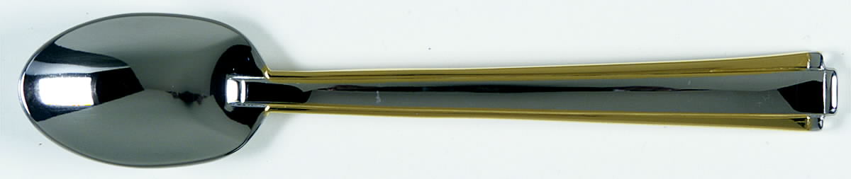 Golden Etage (Stainls, Gold Accent) Demitasse Spoon by Oneida Silver-1