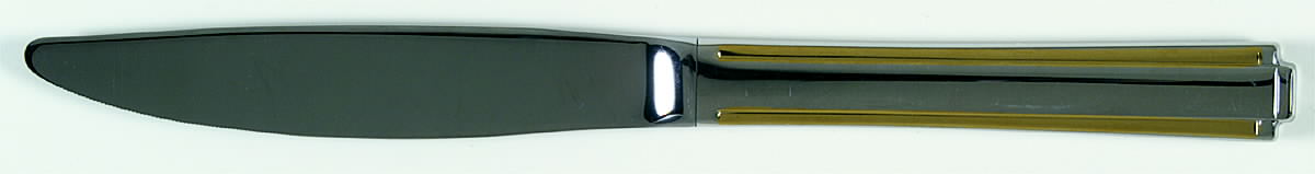 Golden Etage (Stainls, Gold Accent) Modern Hollow Knife by Oneida Silver-1