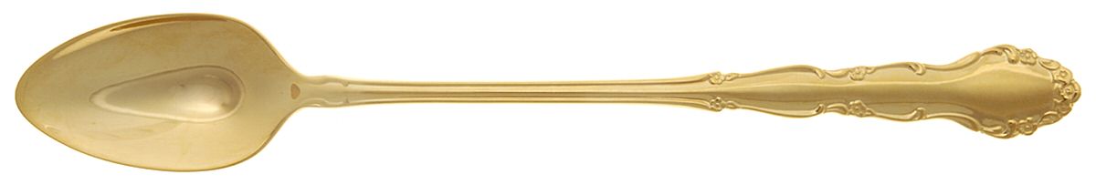 Golden Flirtation (Gold Electroplate) Iced Tea Spoon by Oneida Silver-1