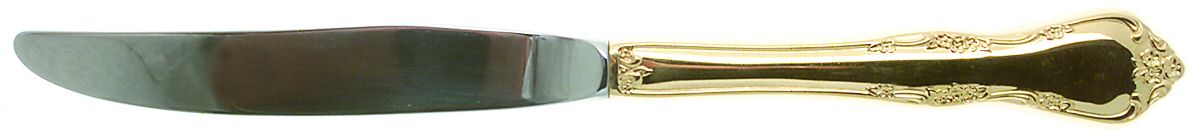 Golden Fredericksburg (Gold Electroplate) Modern Hollow Knife by Oneida Silver-1