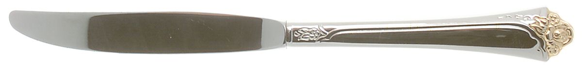 Fantasy Rose (Gold Accent) Modern Hollow Knife by Oneida Silver-1
