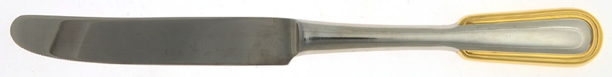 Golden Ionia (Stainless, Gold Accent) New French Hollow Knife by Oneida Silver-1