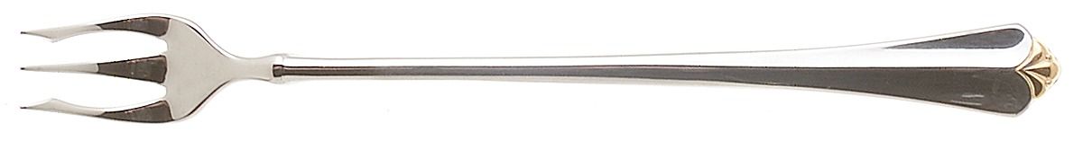 Golden Juilliard (Stainless, Gold Accent) Cocktail/Seafood Fork by Oneida Silver-1