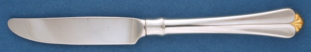 Golden Juilliard (Stainless, Gold Accent) New French Hollow Knife by Oneida Silver-1