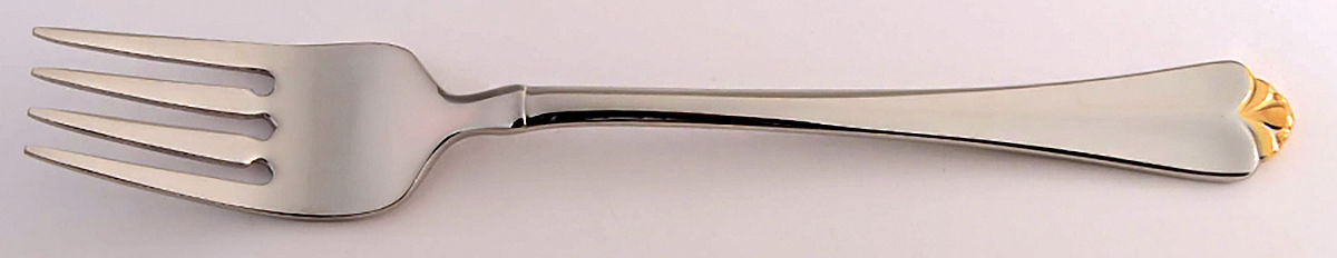 Golden Juilliard (Stainless, Gold Accent) Individual Salad Fork by Oneida Silver-1