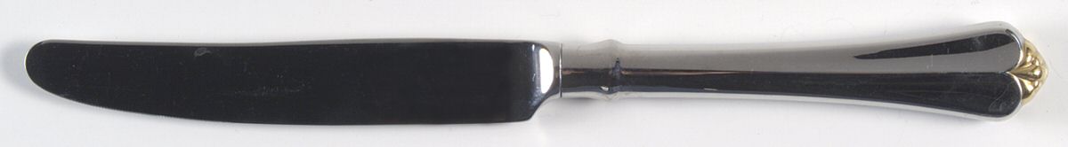 Golden Juilliard (Stainless, Gold Accent) New French Hollow Knife by Oneida Silver-1
