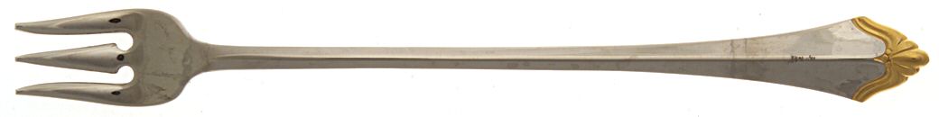 Golden Kenwood-Group I (Stainless-Gold) Cocktail/Seafood Fork by Oneida Silver-1