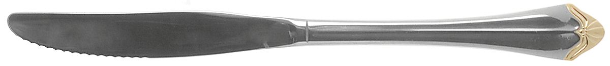 Golden Kenwood-Group I (Stainless-Gold) Modern Solid Knife by Oneida Silver-1
