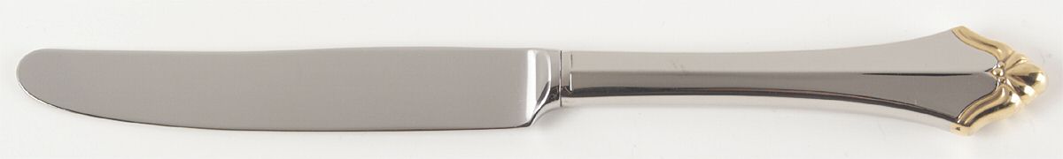 Golden Kenwood-Group I (Stainless-Gold) New French Hollow Knife by Oneida Silver-1