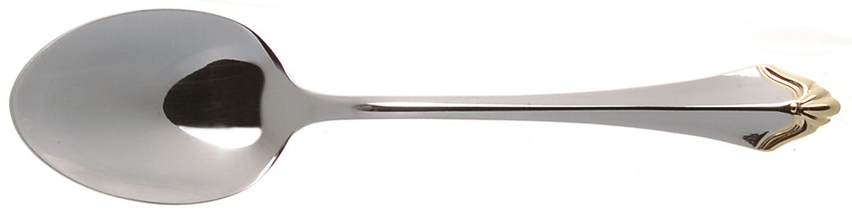 Golden Kenwood-Group I (Stainless-Gold) Place/Oval Soup Spoon by Oneida Silver-1
