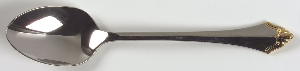 Golden Kenwood-Group I (Stainless-Gold) Teaspoon by Oneida Silver-1