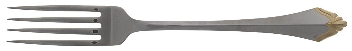 Golden Kenwood-Group I (Stainless-Gold) Fork by Oneida Silver-1
