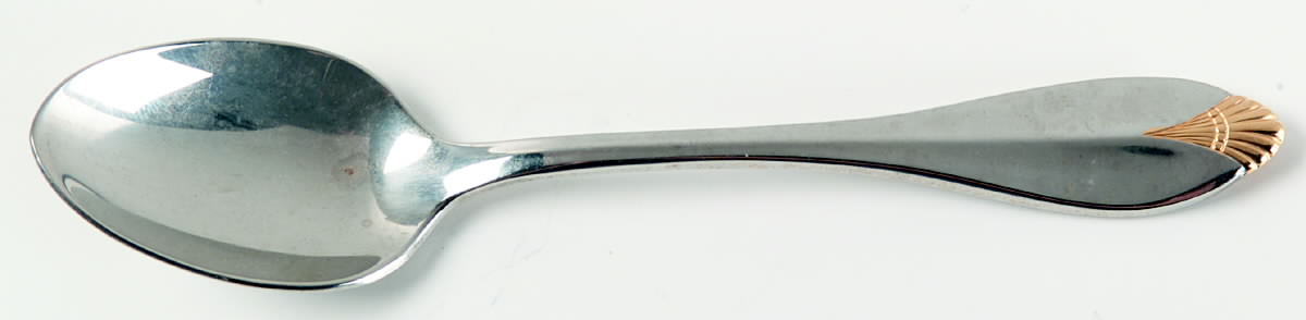 Golden Kingswood (Stainless, Gold Accent) Teaspoon by Oneida Silver-1