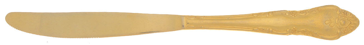 Golden Malmaison (Gold Electroplate) Modern Solid Knife by Oneida Silver-1