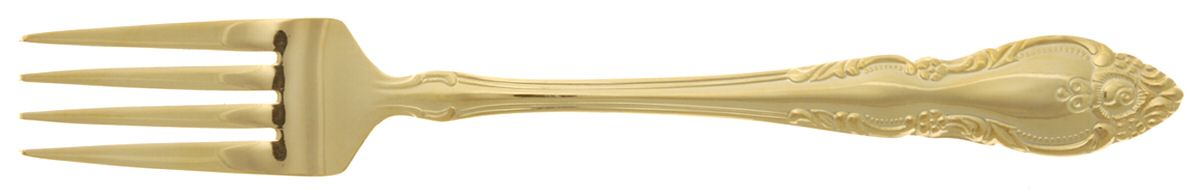 Golden Malmaison (Gold Electroplate) Individual Salad Fork by Oneida Silver-1